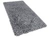 Teppich schwarz-weiß 80 x 150 cm Shaggy CIDE_805924