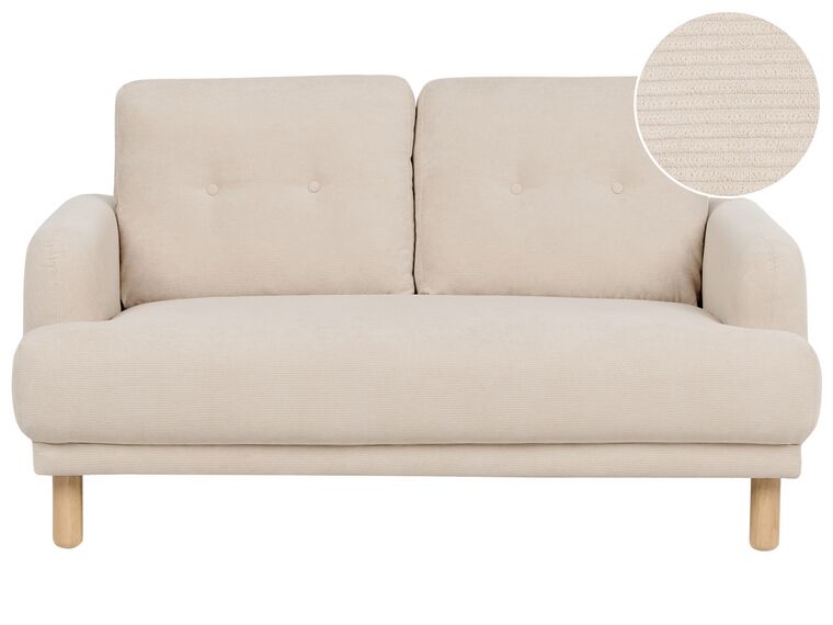 2-Sitzer Sofa Cord beige TUVE_912138