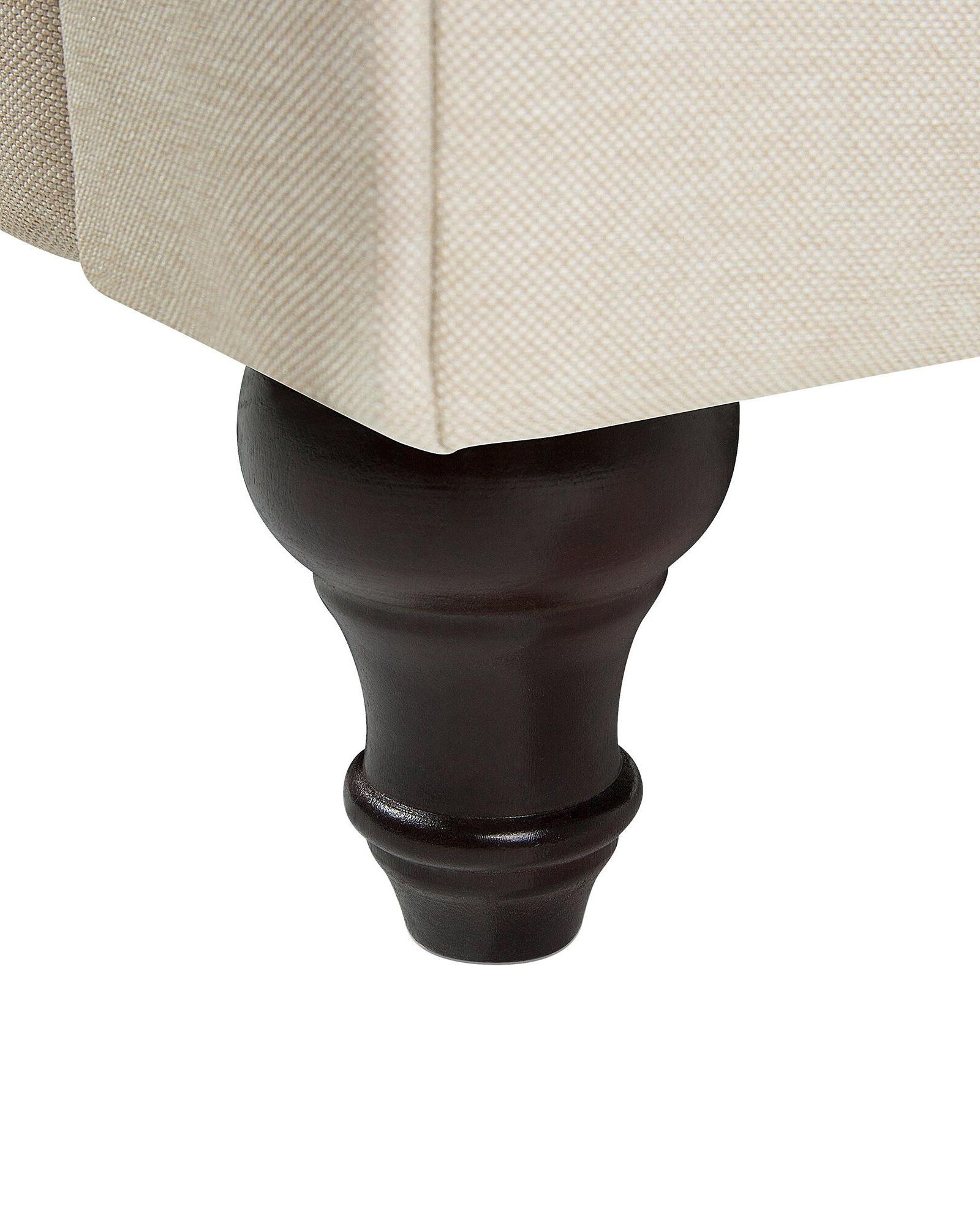 Fotel beżowy CHESTERFIELD