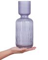 Vase en verre 31 cm violet TRAGANA_868851