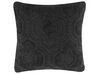 Cotton Embossed Cushion 45 x 45 cm Grey PAIKA_755291