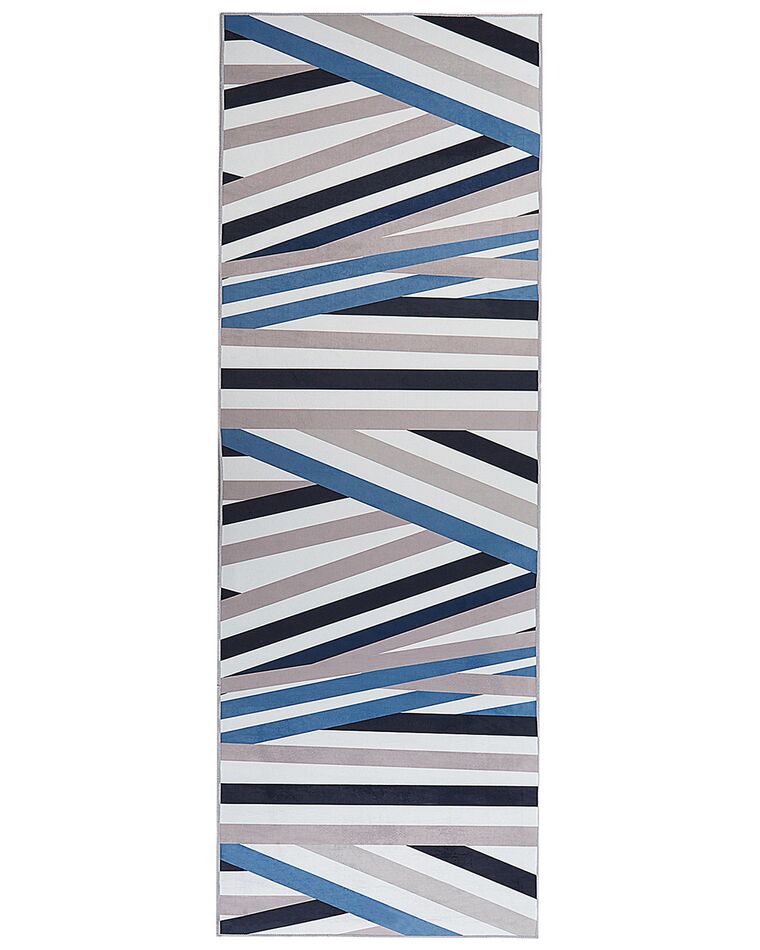 Vloerkleed polyester meerkleurig 70 x 200 cm ARTHUR_831602