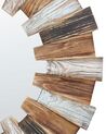 Világos faszínű kerek falitükör ⌀ 66 cm ECATEPEC_848411