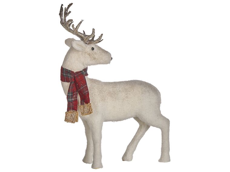 Decorative Figurine Reindeer 51 cm White MUSTOLA_832504