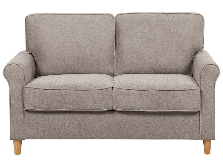 2 Seater Fabric Sofa Light Brown RONNEBY_901446