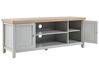 TV Stand Grey with Light Wood HAMP_826006