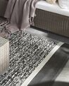 Outdoor Teppich schwarz-weiß meliert 120 x 180 cm BALLARI_766563