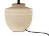 Lampa stołowa ceramiczna beżowa TIGRE_871520