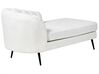 Left Hand Boucle Chaise Lounge Off-White ALLIER_879173
