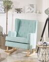 Fabric Rocking Chair Mint Green TRONDHEIM II_775784