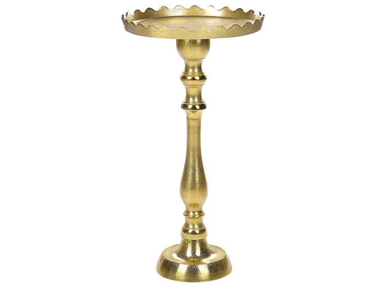 Tavolino metallo dorato ⌀ 35 cm TIMARU_854173