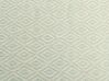 Manta de algodón verde menta/beige claro 125 x 150 cm MITYAL_839731