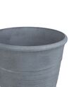 Vaso para plantas em pedra cinzenta 43 x 43 x 49 cm KATALIMA_733413