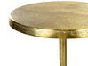 Metal Side Table with Pineapple Base Gold PANNOUVRE_854164