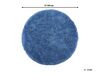 Shaggy Round Area Rug ⌀ 140 cm Blue CIDE_746893