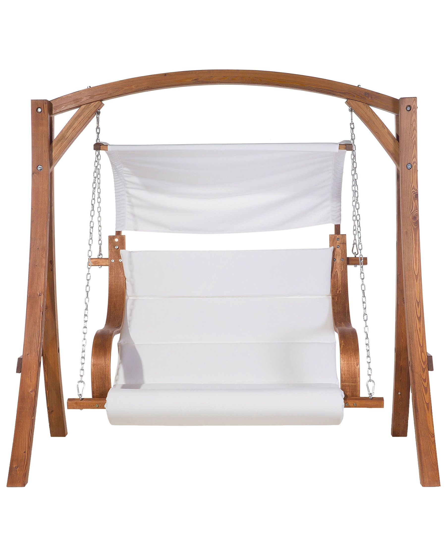 Columpio de jardín de madera beige APRILIA | Beliani.es