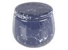 Conjunto de 6 accesorios de baño de cerámica azul oscuro ANTUCO_788706