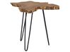 Conjunto de 2 mesas de centro de madera de java oscura/negro CAMROSE_797940