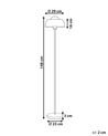 Lámpara de pie de metal cobrizo 148 cm SENETTE_825565