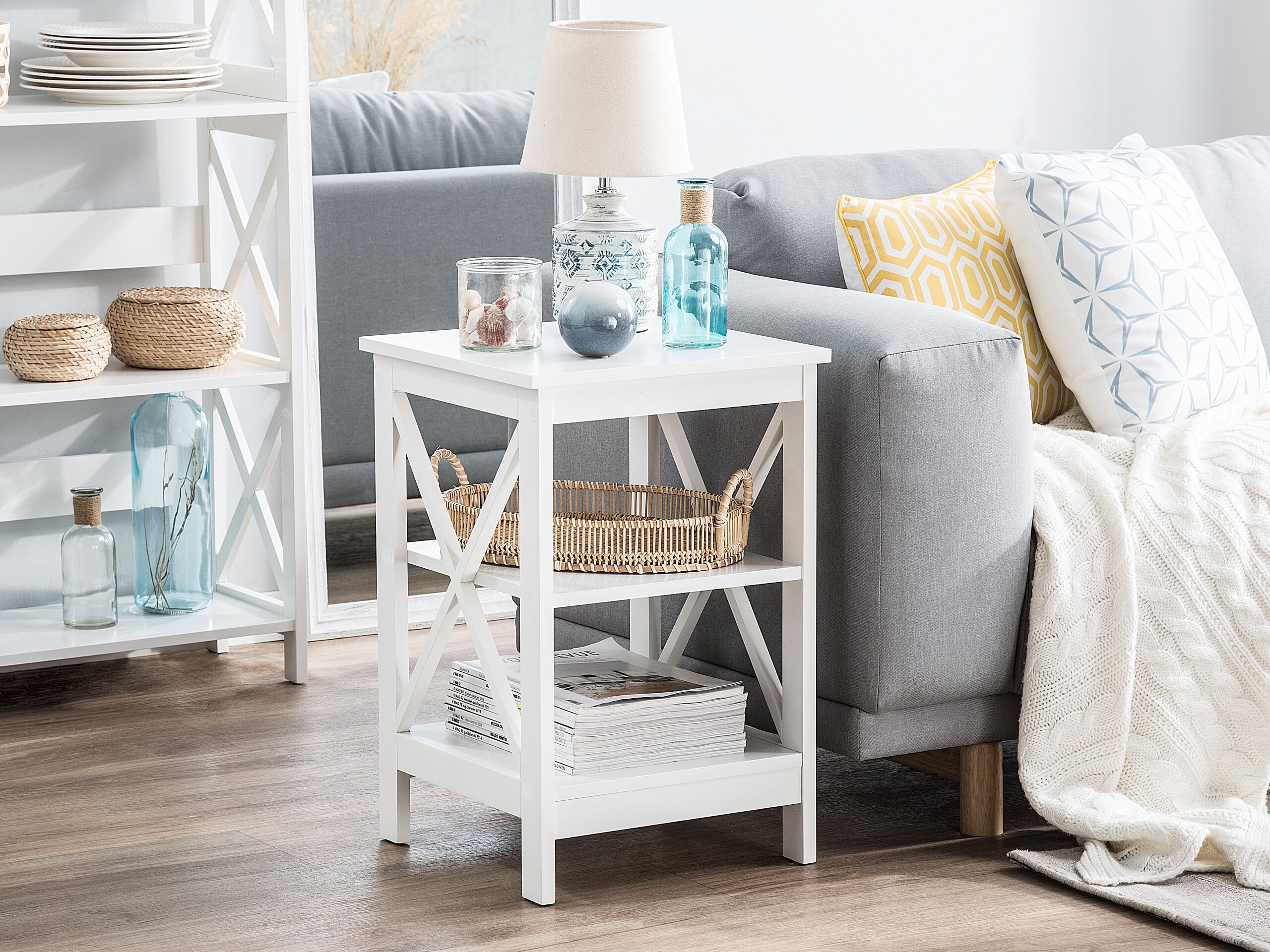 Mesa de apoio branca FOSTER