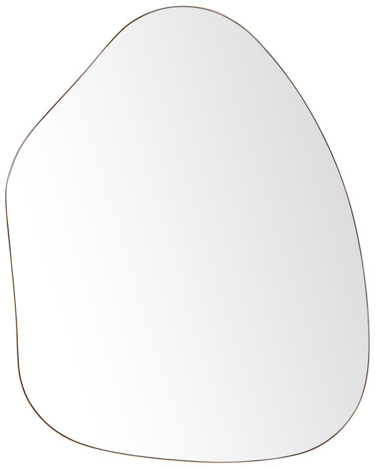 Nástěnné kovové zrcadlo 70 x 92 cm zlaté PUTEAUX_892030