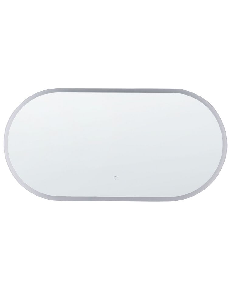 LED Wall Mirror 120 x 60 cm Silver CHATEAUROUX_837523