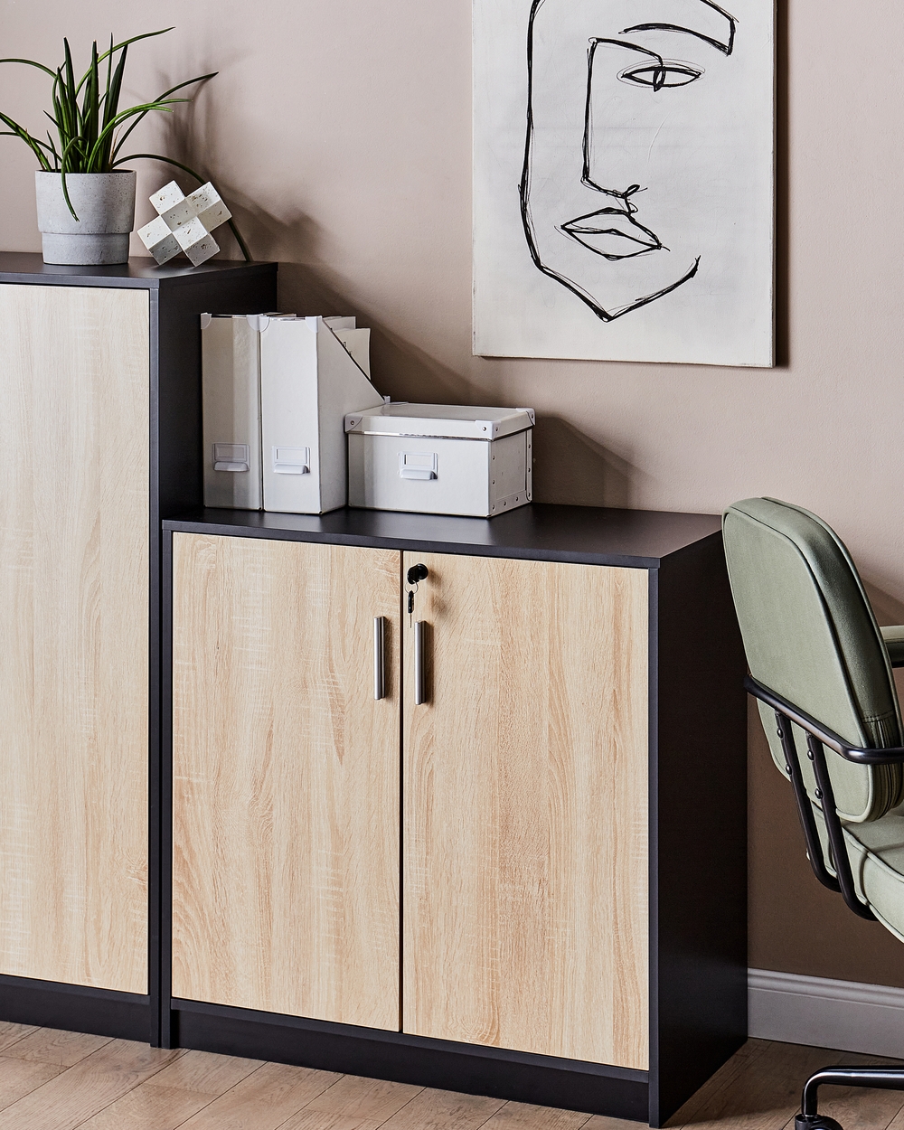 Office top cabinet small
