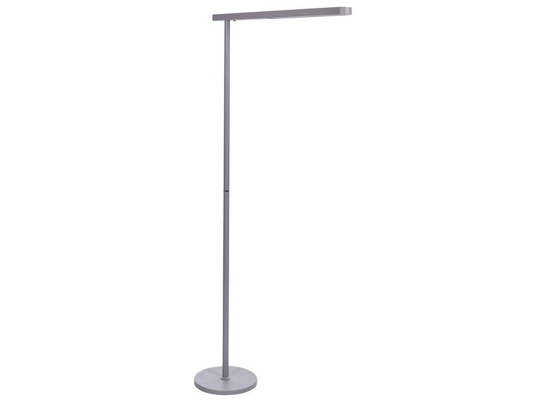 Lámpara de pie LED de metal plateado 186 cm PERSEUS_869604
