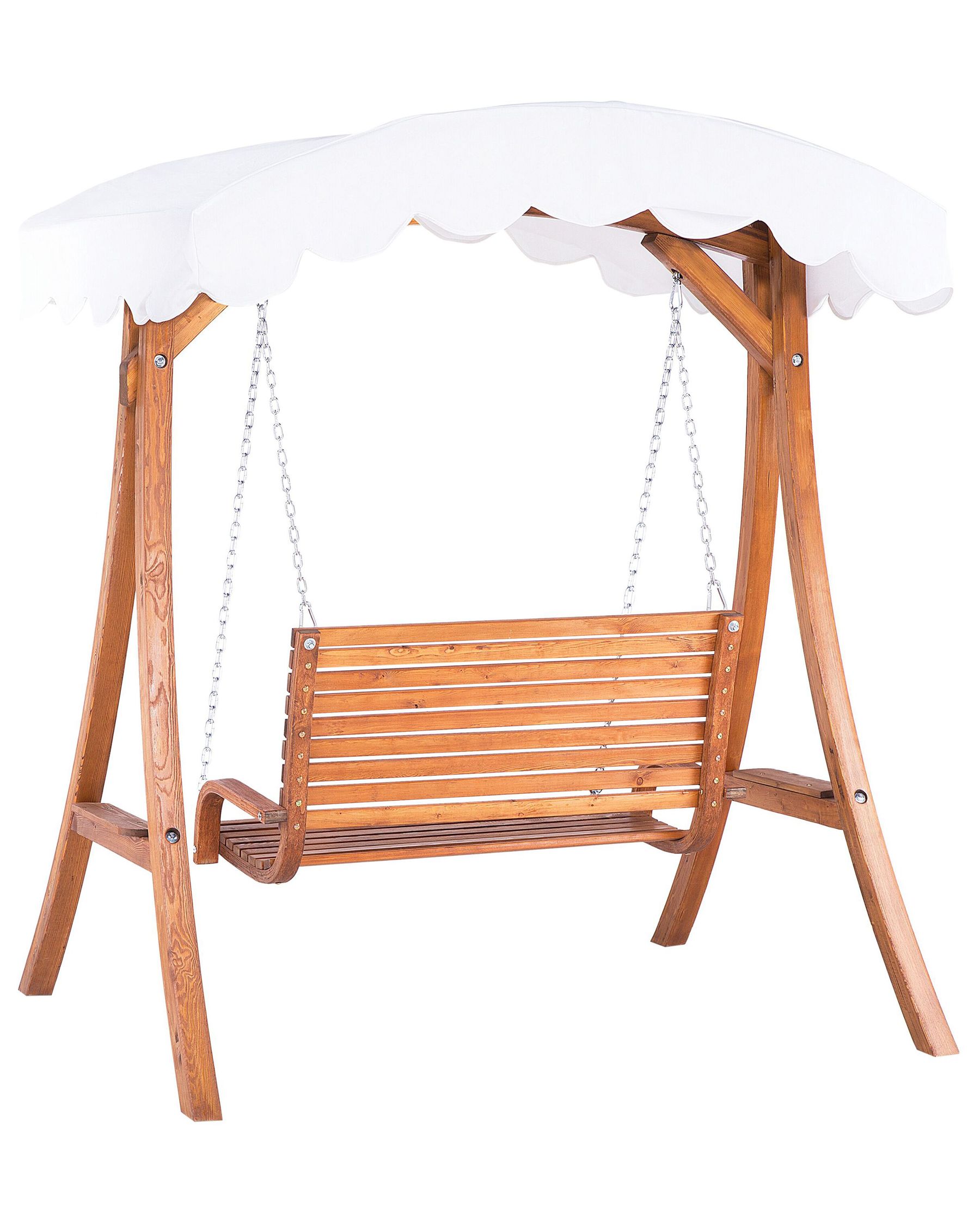 Columpio de jardín de madera beige ANDRIA | Beliani.es