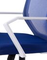 Swivel Desk Chair Blue RELIEF_680267
