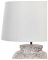 Lámpara de mesa de cerámica beige/blanco 47 cm MAREB_822602