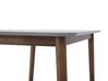 Drevený jedálenský stôl 118 x 77 cm sivá/tmavé drevo MODESTO_696610