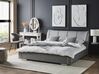 Fabric EU Double Bed Grey NANTES_743574