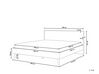 EU Super King Size Bed LED Light Wood SERRIS_748575
