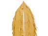 Set of 2 Cushions with Tassels 45 x 45 cm Yellow AGASTACHE_837990