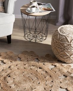 Matto juutti beige 120 cm BIRECIK Matto juutti beige 120 cm BIRECIK