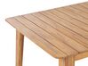 Set di tavolo e 6 sedie da giardino legno acacia chiaro FORNELLI_823579