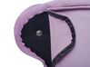 Chaise-longue à direita em veludo violeta NIMES_712579