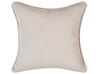 Right Hand Boucle Chaise Lounge Light Beige CHEVANNES_858663