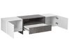 TV Stand LED Concrete Effect with White RUSSEL_760654