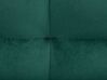 Cama con somier de terciopelo verde oscuro 180 x 200 cm SENLIS_740831