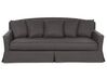 Capa de sofá 3 lugares cinzento escuro GILJA_792638