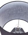 Ceramic Table Lamp Silver with Black SELJA_825688