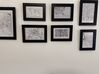 Wall Gallery of Maps 7 Frames Black DENKORO_918349