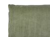 Łóżko sztruksowe 160 x 200 cm zielone VINAY_879990