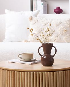 Kukkamaljakko posliini ruskea 19 cm ORESTIADA