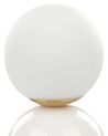 Bordlampe hvid marmor H 21 cm KIWI_872410