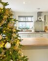 Künstlicher Weihnachtsbaum mit LED Beleuchtung 210 cm grün FIDDLE_853830