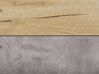3 Drawer Sideboard Grey with Light Wood ARIETTA_790452