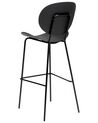 Set of 2 Bar Chairs Black SHONTO_886181